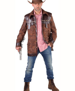 Cowboy Jacket - Brown Leather/Suede