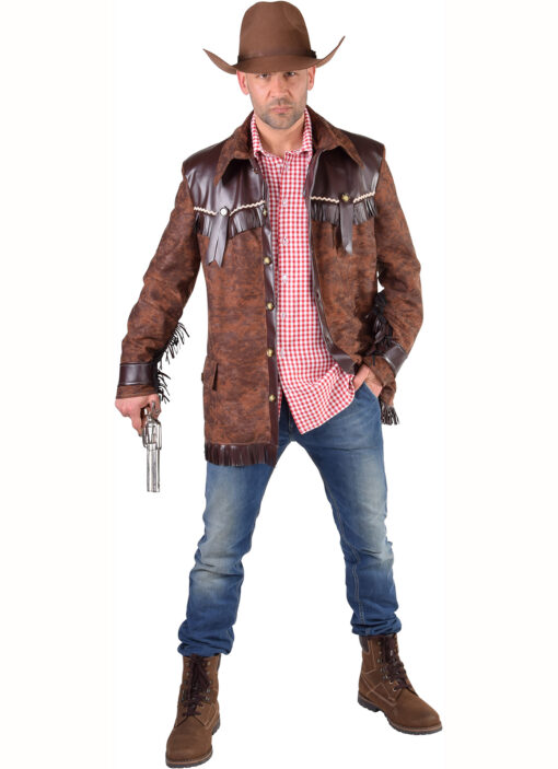 Cowboy Jacket - Brown Leather/Suede