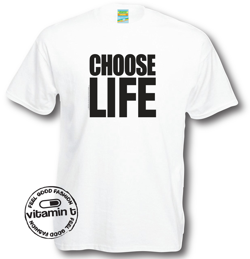 80's "Choose Life " T Shirt