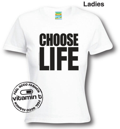 80's "Choose Life " T Shirt - Image 2