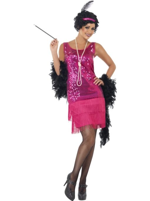 1920's Fun Time Flapper - Pink