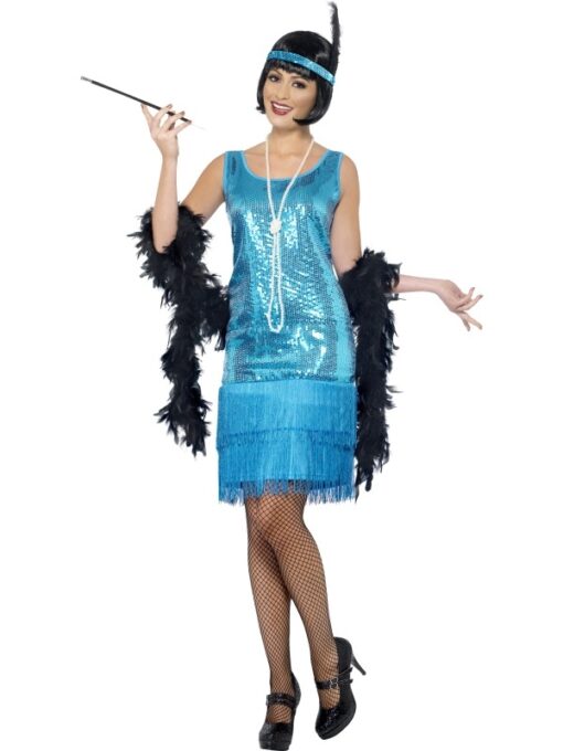 1920's Fun Time Flapper - Teal