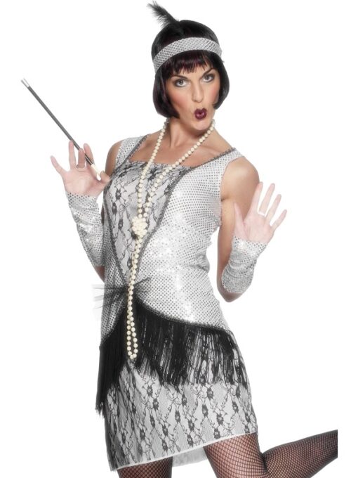 1920'S Razzle Dazzle Sequins Dress 3 colours