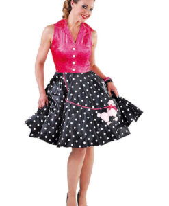 Ladies 1950's rock and roll poodle dress