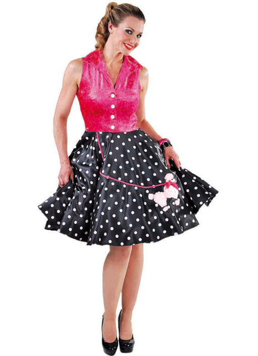 Ladies 1950's rock and roll poodle dress