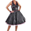 1950's polka dot rock and roll dress