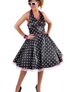 1950's polka dot rock and roll dress