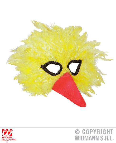 Yellow Bird Mask with Beak