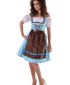 DIRNDL TURQ / BROWN.