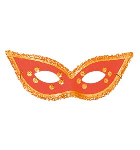 Eyemask- fiesta mask Red