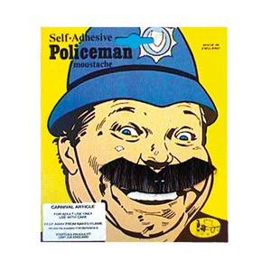 Police man moustache