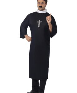 Alternative view of Priest Costume - 90s Father Ted / Vicar of Dibley