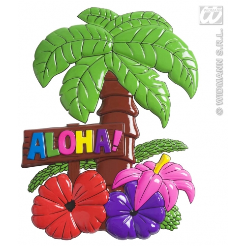 ALOHA Palm Tree Sign