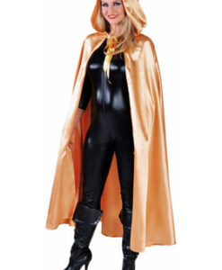 Deluxe Hooded Cloak - Gold