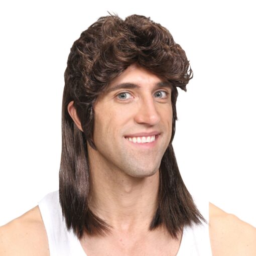 80's style Mullet Wig - Image 2
