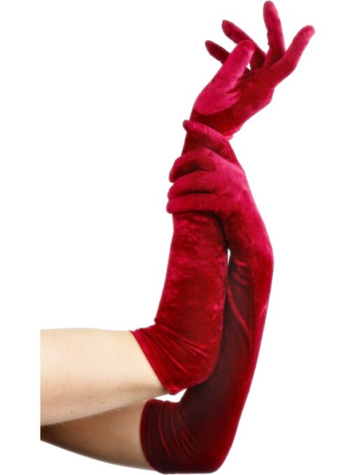 Gloves - Long Velveteen