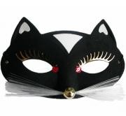 Eyemask- Cat Deluxe Black