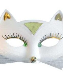 Eyemask- Cat Deluxe White