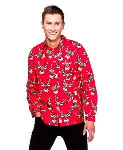 Christmas Shirt - Red Reindeer