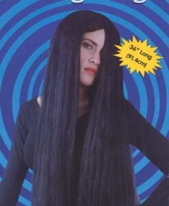 Wig - Halloween , 3ft black