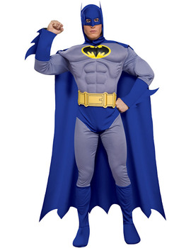 Batman Suit Blue "Bold and Brave" - Muscle Chest