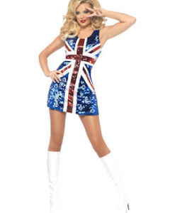 Sequinned Union Jack Dress