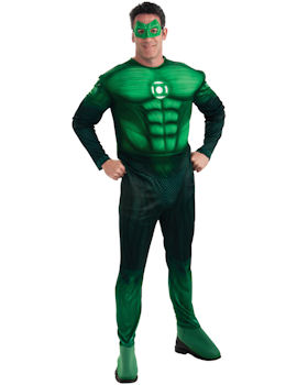 Deluxe Green Lantern Muscle Chest Costume