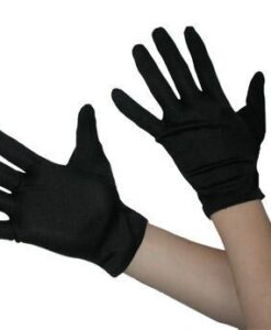 GLOVES: Short black