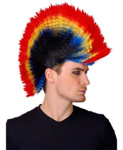 Punk Mohawk Wig - coloured