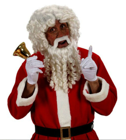Father Christmas Wig + Beard , Victorian style - Image 2