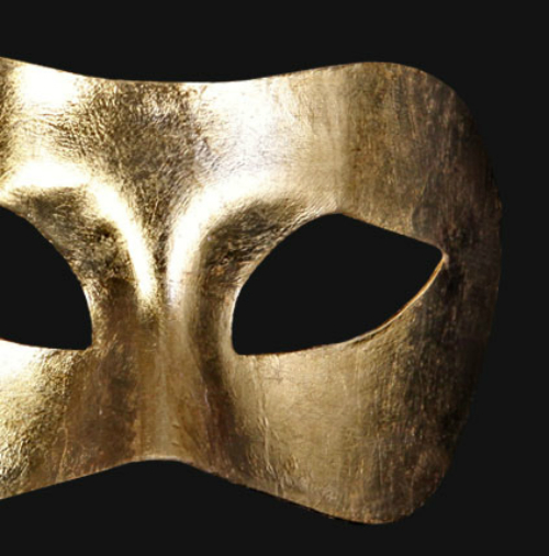 Eye Mask - Metallic Gold