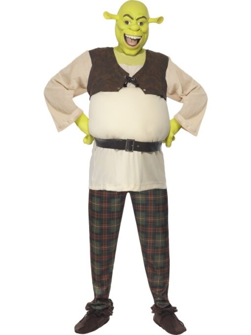 Licensed Shrek Costume , complete with Masks and Hands