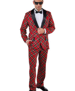 Red Tartan Dinner Suit