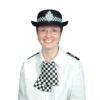 Police Womans Hat - Black or Pink