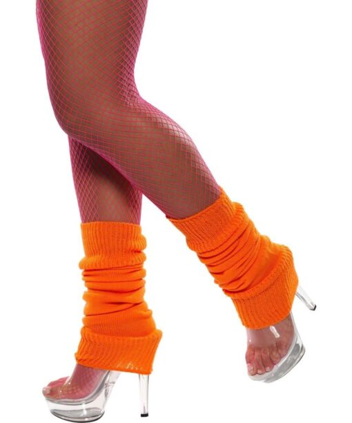 Leg Warmers - Neon Orange