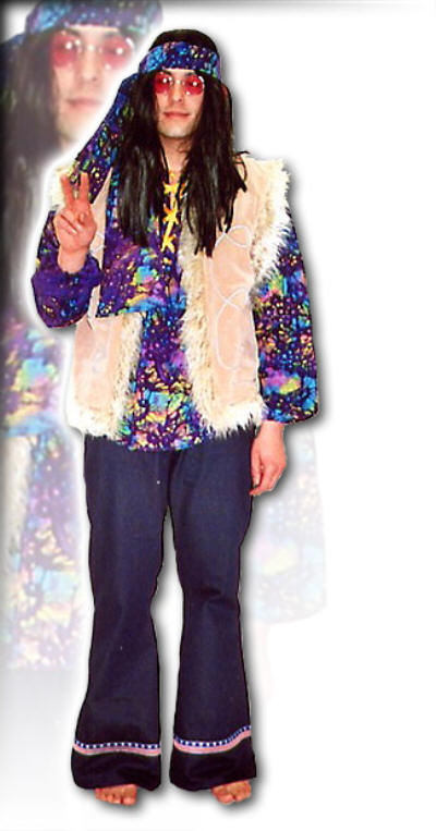 Hippy Male Costume - For Hire