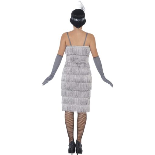 1920's Silver Fringed Flapper (Longer) - Image 2