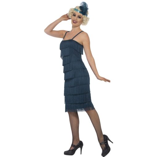 1920's Green Fringe Flapper (Longer) - Image 2