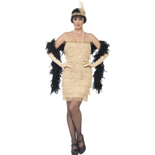 1920's Gold Flapper (Shorter)