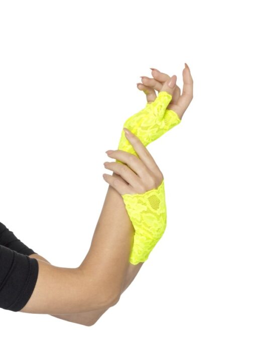 Fingerless Lace Gloves - Image 2