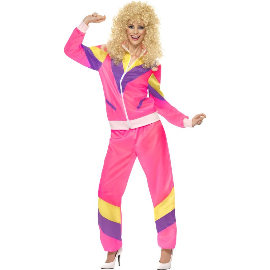 80's Pink Shell Suit