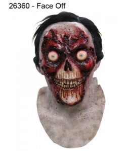 "Face Off " Horror Mask and Neck