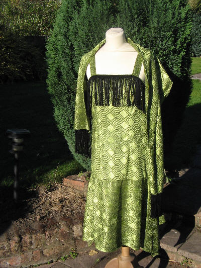 20's Green Flapper - size 14/16 - For Hire