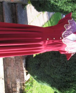 40's Day Dress Maroon - For Hire