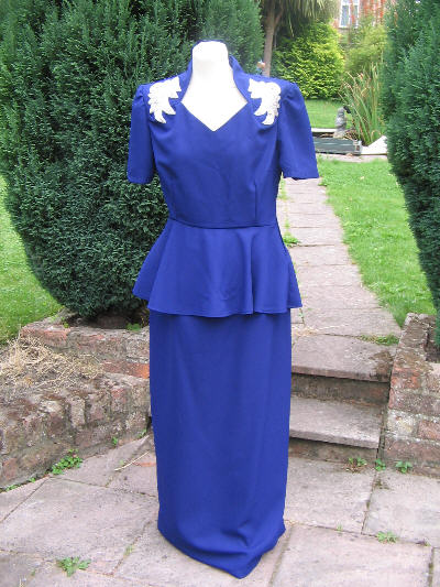 1940's "Posh" day dress , size 12 - For Hire