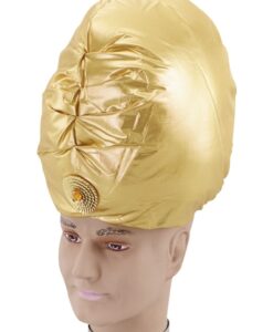 Turban gold hat