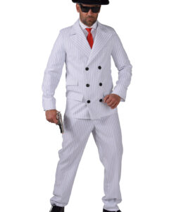 Man's 1920's White Gangster Suit (Hire).