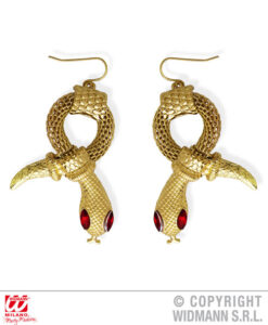 Gold Snake Earrings