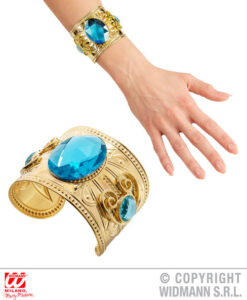 Gold Bracelet with Topaz Gems