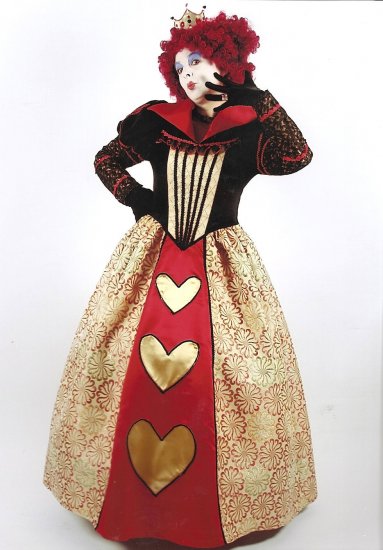 Tim Burton style Queen of Hearts - For Hire